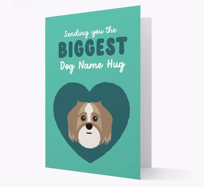 Biggest Hug: Personalised {breedFullName} Card